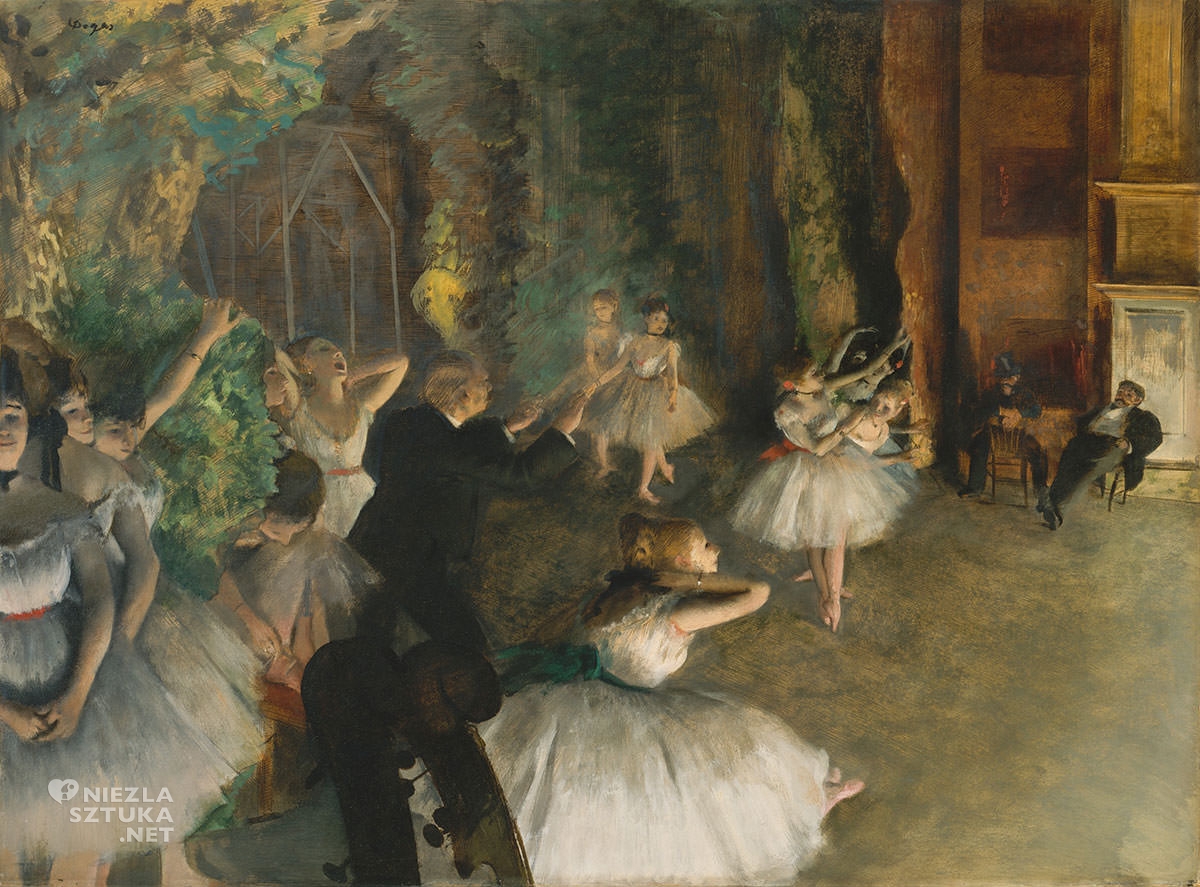 Edgar Degas, balet, baletnica, tancerki, Niezła sztuka