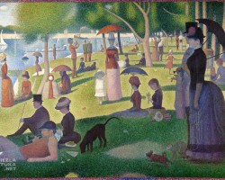 Georges Seurat, Niedzielne popołudnie na wyspie Grand Jatte, puentylizm, postimpresjonizm, Niezła Sztuka
