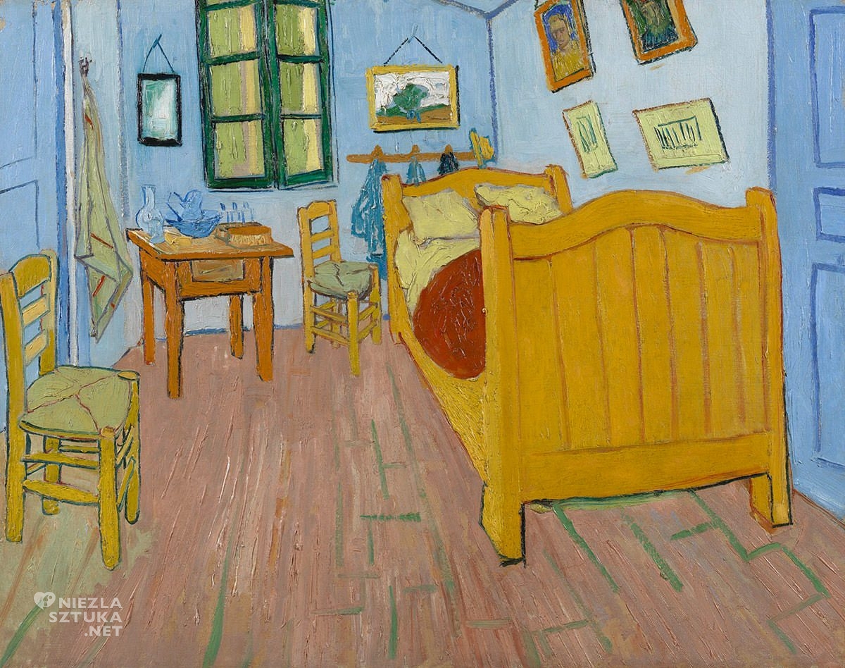 Vincent van Gogh, Sypialnia Vincenta w Arles, Van Gogh Museum, Amsterdam, Niezła Sztuka