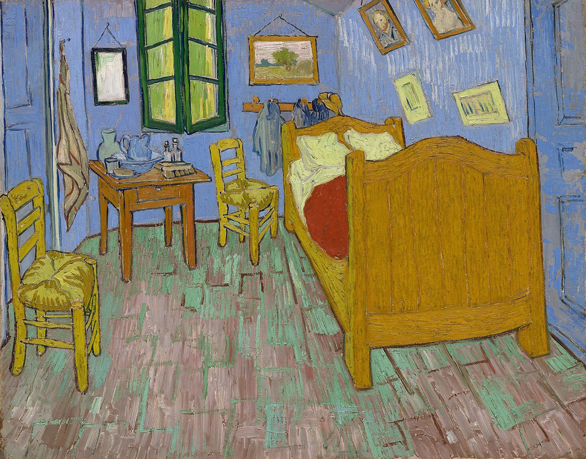Vincent van Gogh, Sypialnia, sypialnia artysty w Arles, The Art Institute Chicago, Niezła Sztuka