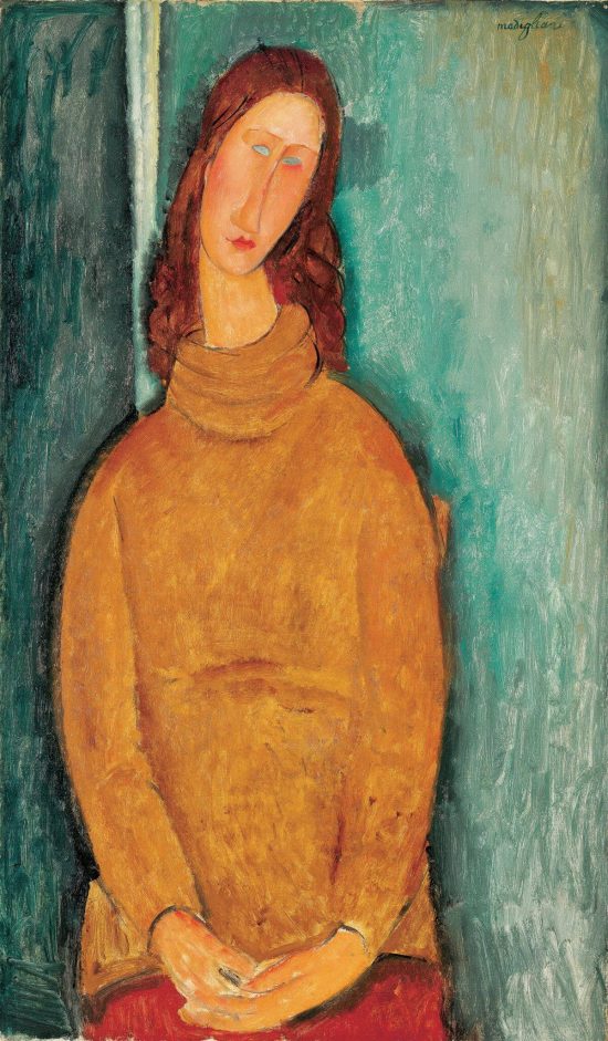 Amedeo Modigliani, Portret Jeanne Hebuterne, portret, bohema paryska, Niezła sztuka