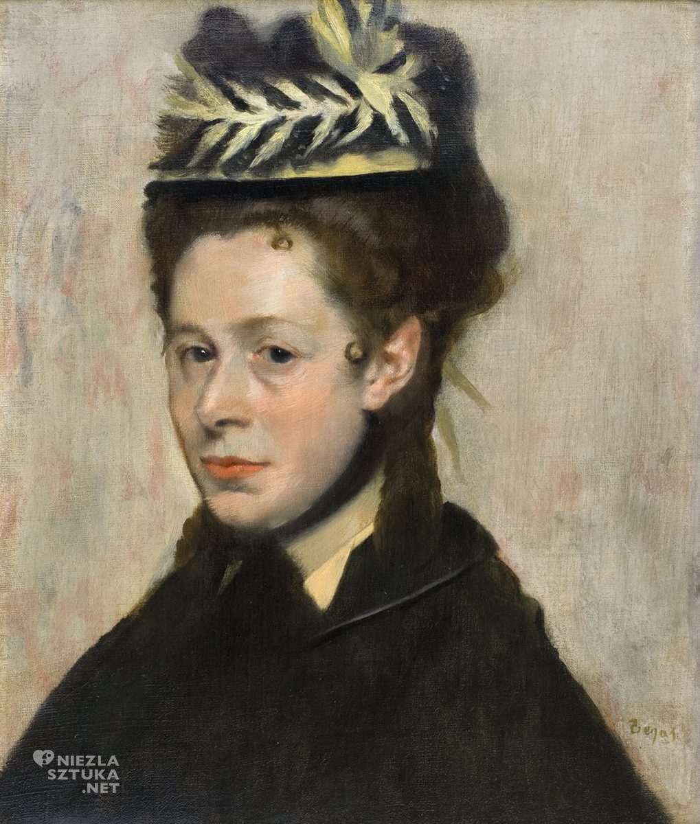 Edgar Degas, Głowa kobiety, impresjonizm, Niezła Sztuka