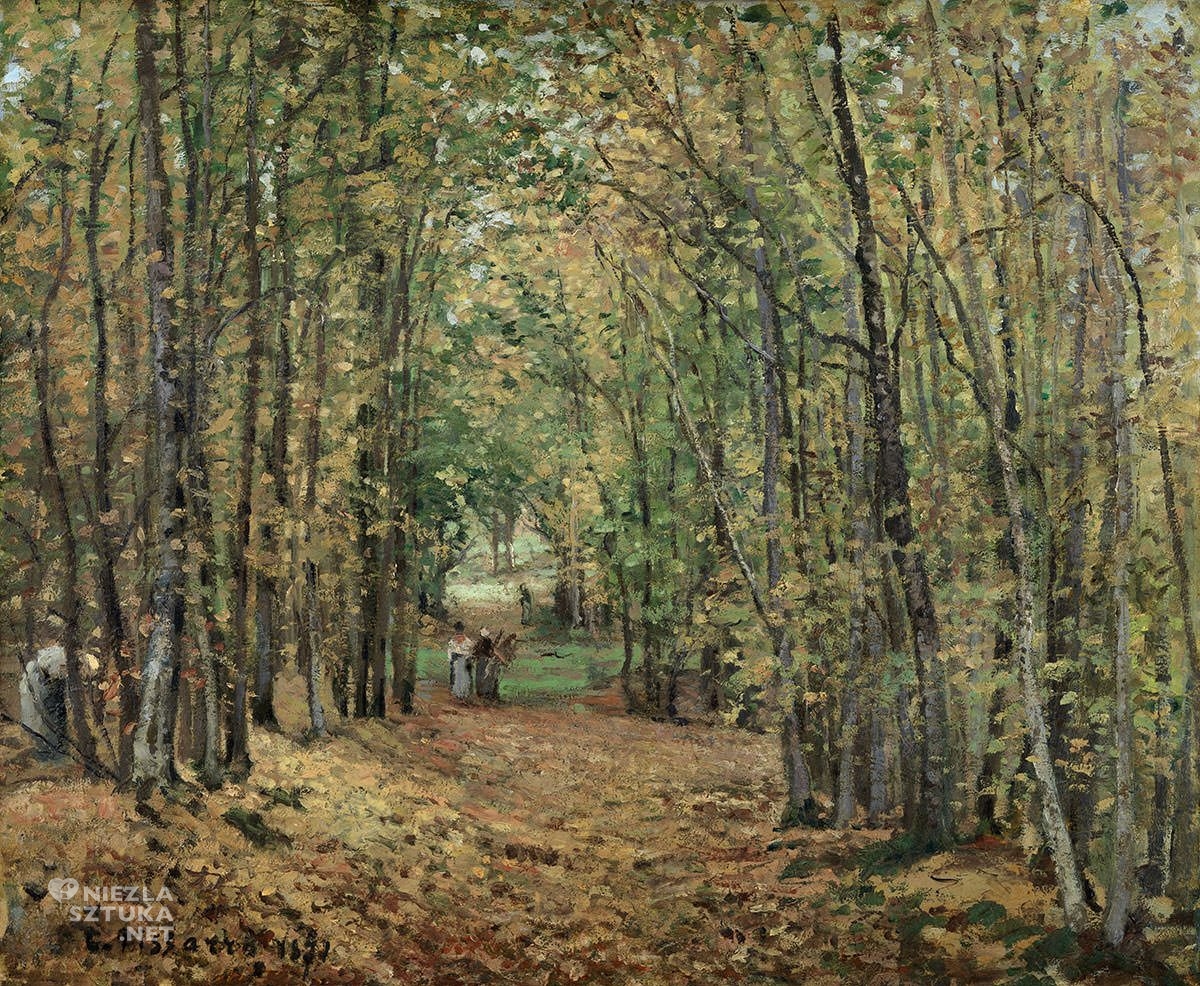 Camille Pissarro, Las w Marly, impresjonizm, Niezła Sztuka