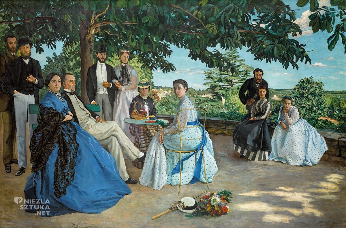 Jean Frédéric Bazille, Zjazd rodzinny, impresjonizm, Niezła Sztuka