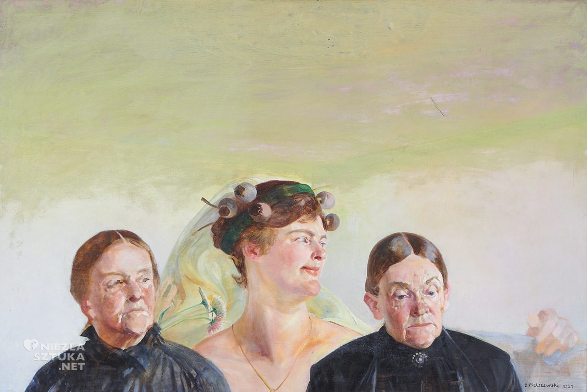 Jacek Malczewski, siostry artysty, Niezła sztuka