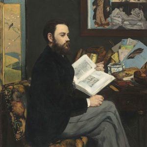Édouard Manet, Portret Émila Zoli, portret pisarza, obraz w obrazie, Olimpia, Niezła Sztuka