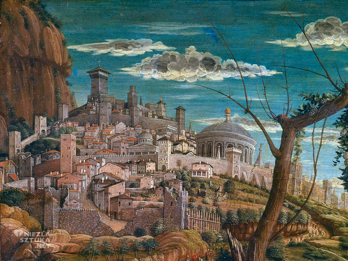 Andrea Mantegna, Chrystus w Ogrodzie Oliwnym, malarstwo włoskie, biblia w malarstwie, Niezła sztuka