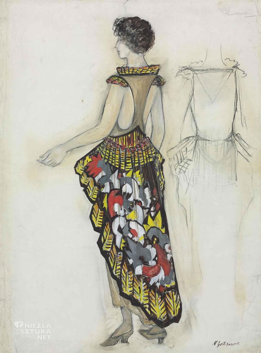 Natalia Gonczarowa, szkice, moda, Niezła sztuka