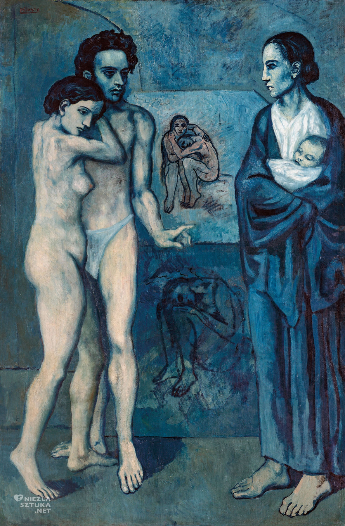 Pablo Picasso, Życie, okres błękitny, sztuka XX wieku, Niezła Sztuka