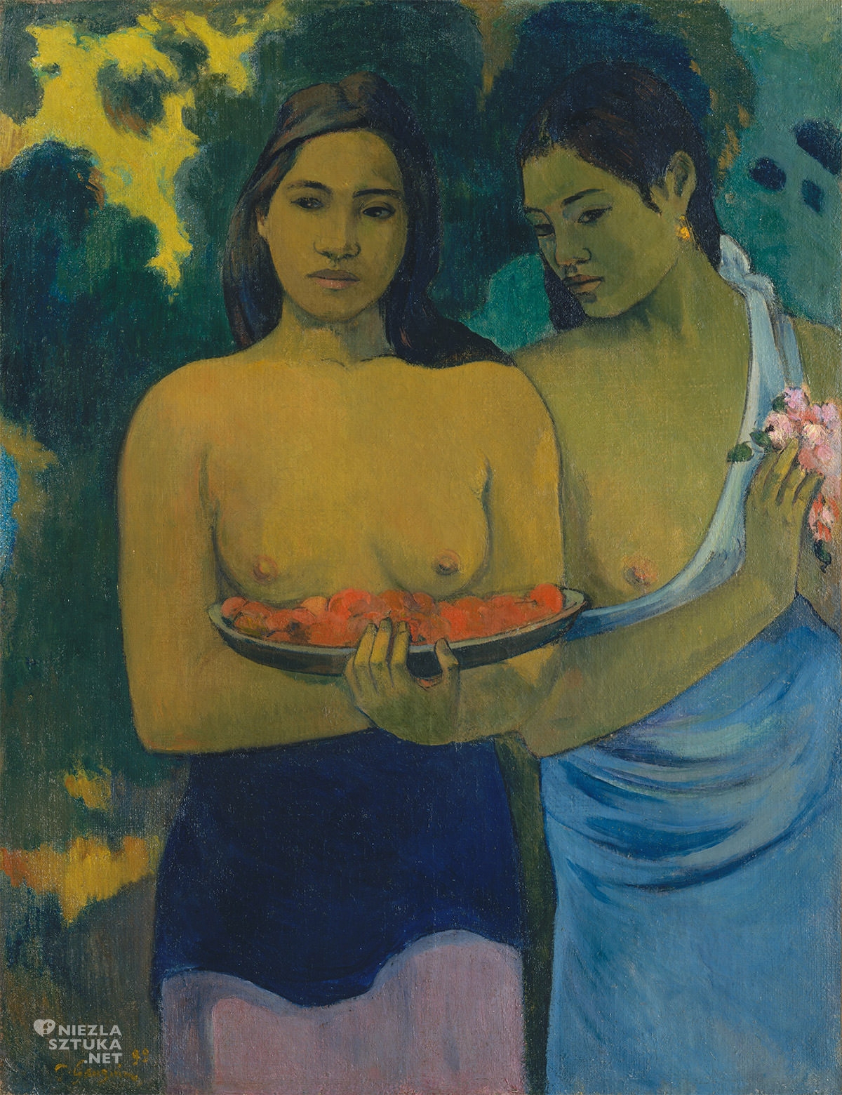 Paul Gauguin, Tahiti, Dwie Tahitanki, Niezła Sztuka