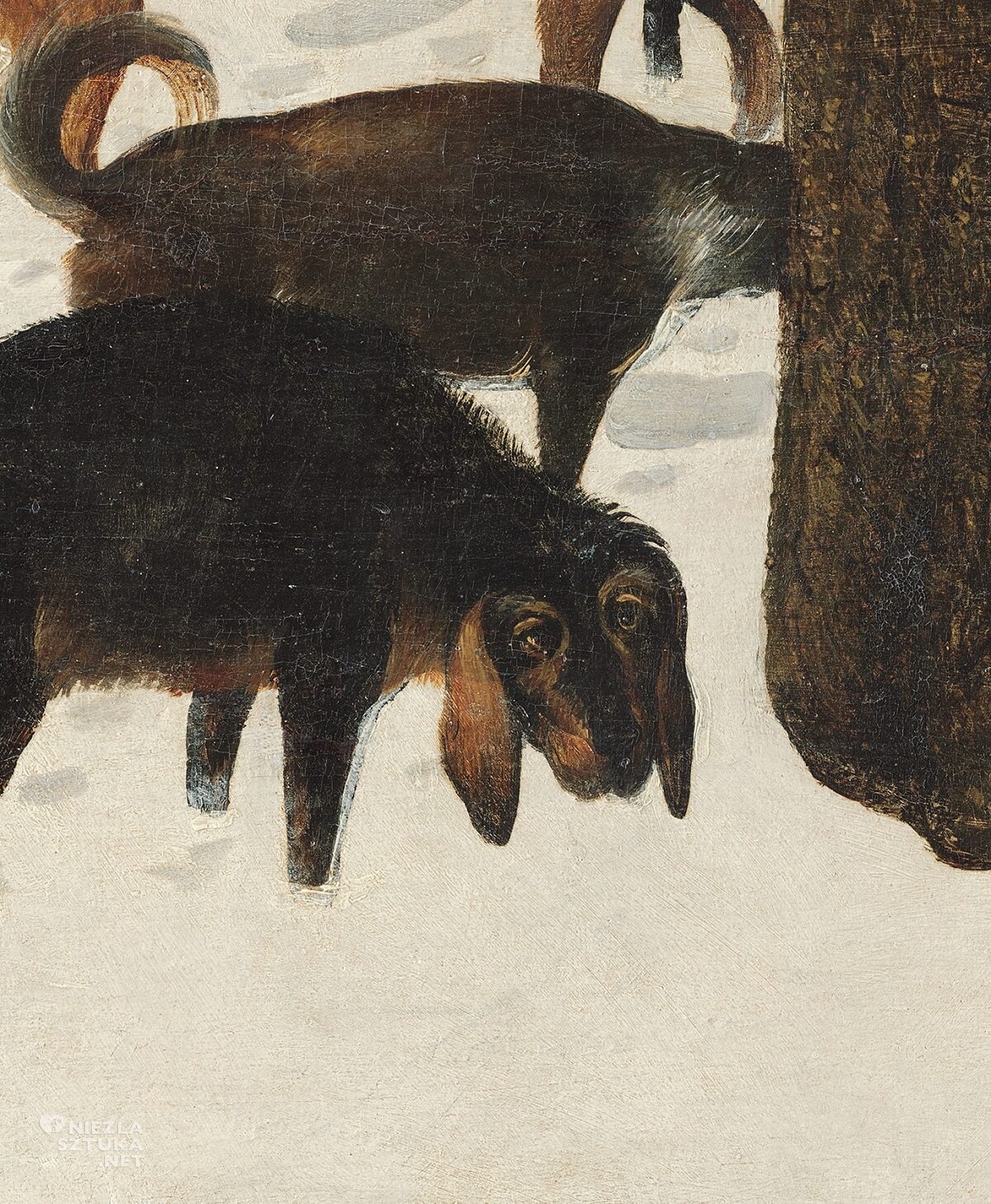 Pieter Bruegel Starszy, Pieter Bruegel, Myśliwi na śniegu, Niezła sztuka