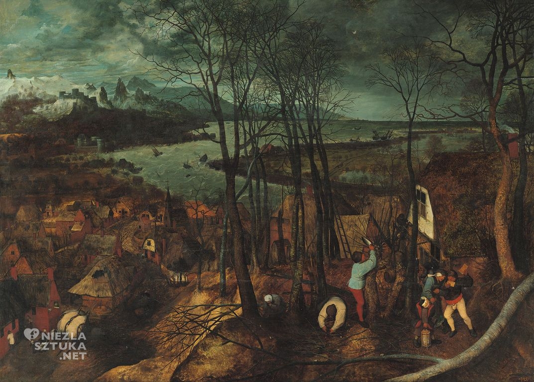 Pieter Bruegel starszy, Posępny dzień, Wczesna wiosna, Niezła sztuka