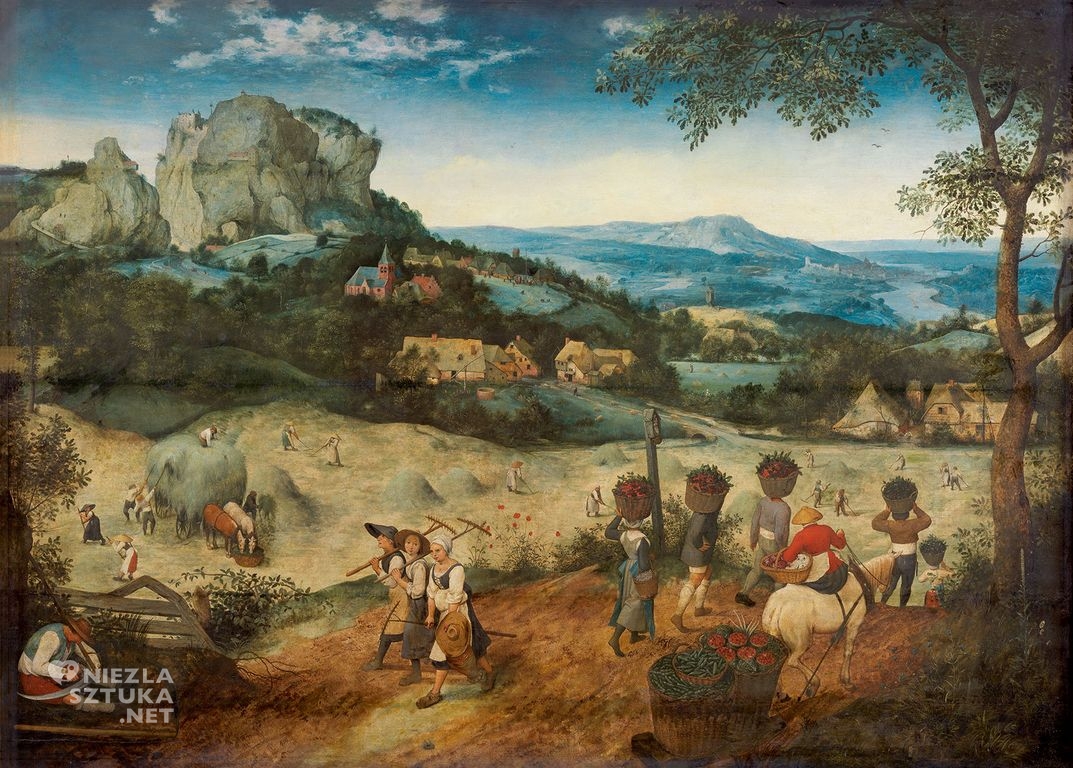 Pieter Bruegel starszy, Sianokosy, Wczesne lato, Niezła sztuka
