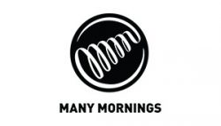 many mornings, skarpety, logo