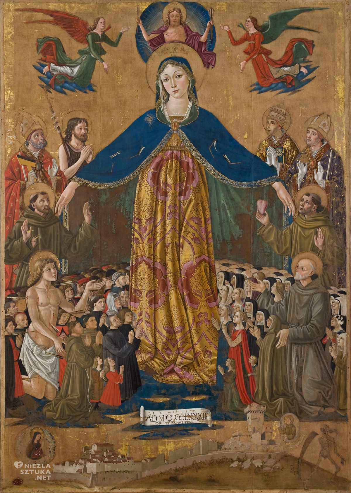 Bartolomeo Caporali, Matka Boska, sztuka religijna, sztuka włoska, Niezła Sztuka