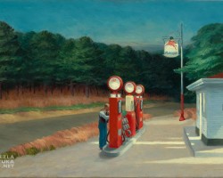 Edward Hopper, Gas, Stacja benzynowa, Niezła sztuka