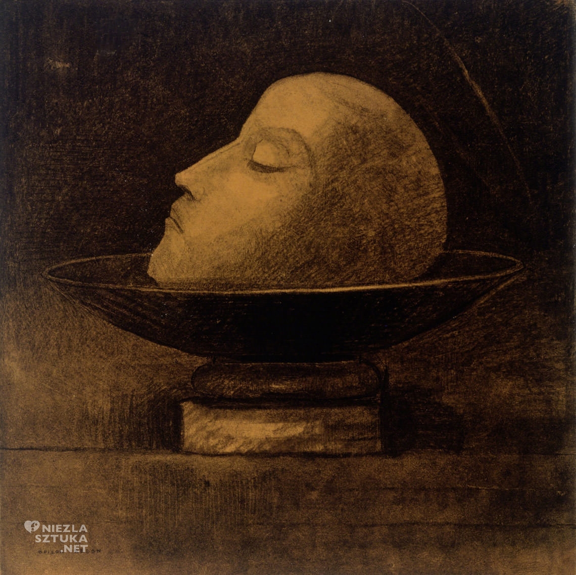 Odilon Redon, Męczennik, sztuka europejska, symbolizm, Niezła Sztuka