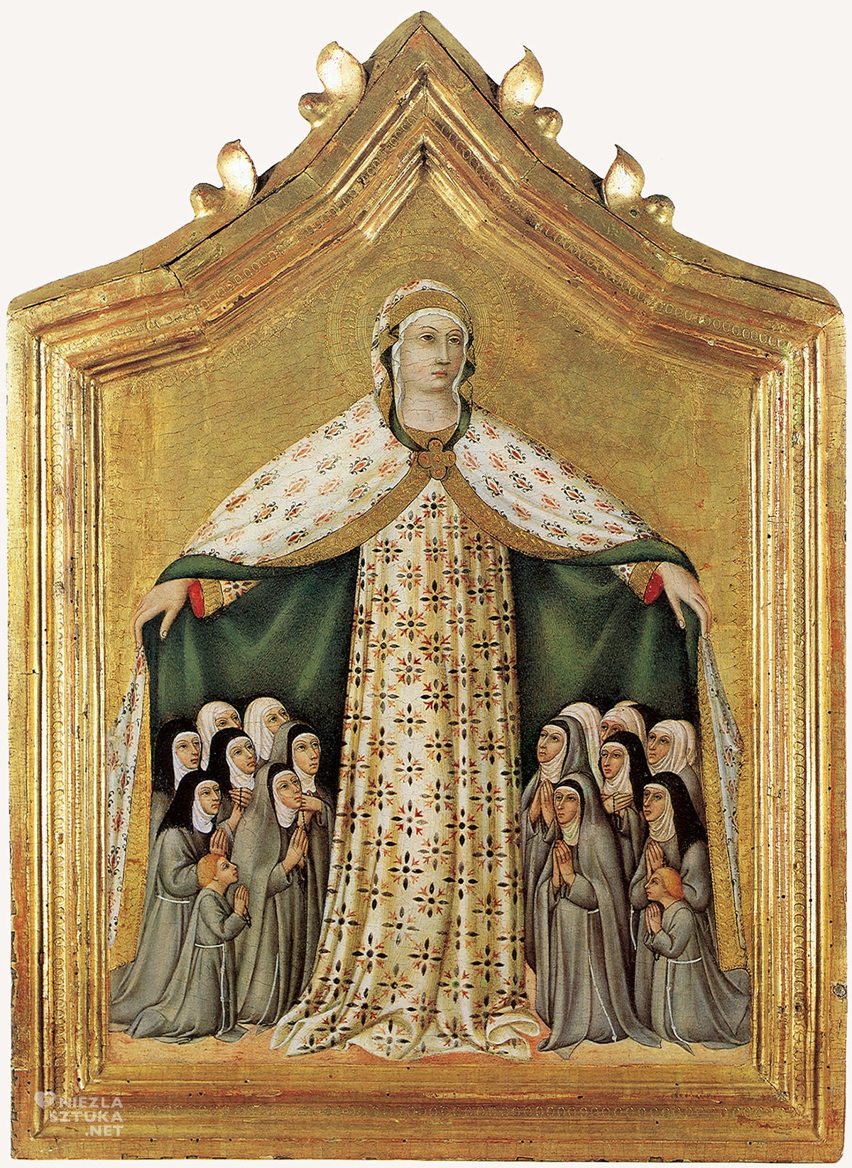 Sano di Pietro, Matka Boska Łaskawa, sztuka religijna, sztuka włoska, Niezła Sztuka