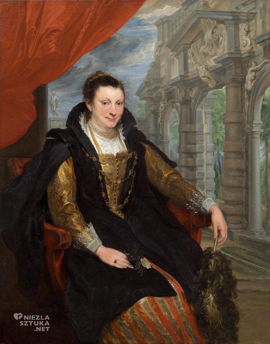 Anton van Dyck, Isabella Brant, żona Rubensa, Peter Paul Rubens, portret, sztuka flamandzka, Niezła sztuka