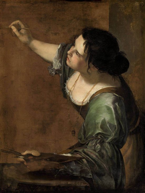 Artemisia Gentileschi, Autoportret, alegoria malarstwa, sztuka włoska, malarstwo włoskie, kobiety w sztuce, malarka, Niezła sztuka