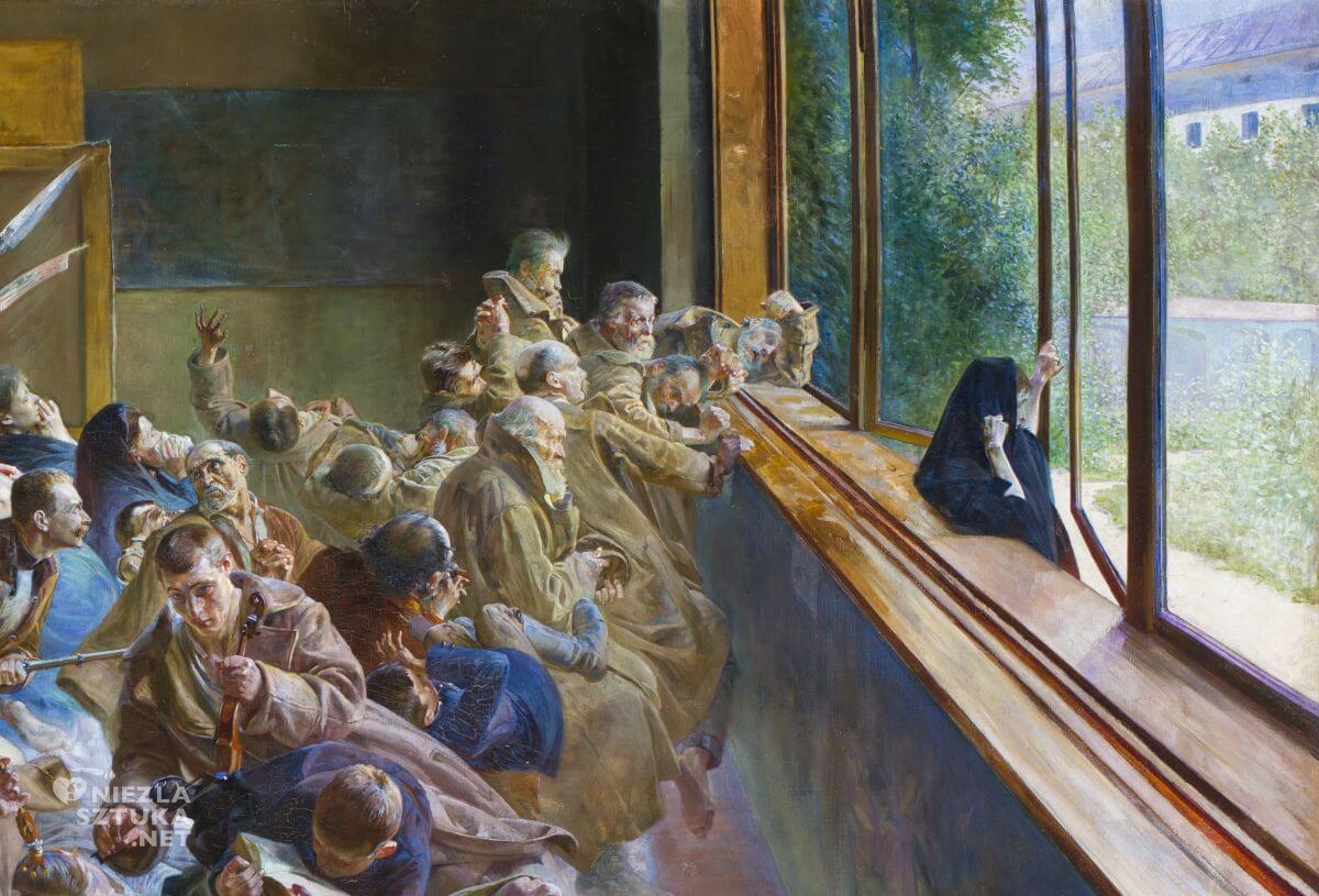 Jacek Malczewski, Melancholia, malarstwo polskie, sztuka polska, symbolizm, patriotyzm, Niezła Sztuka