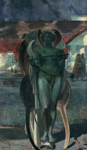 Jacek Malczewski, Thanatos, symbolizm, sztuka polska, malarstwo polska, Niezła sztuka