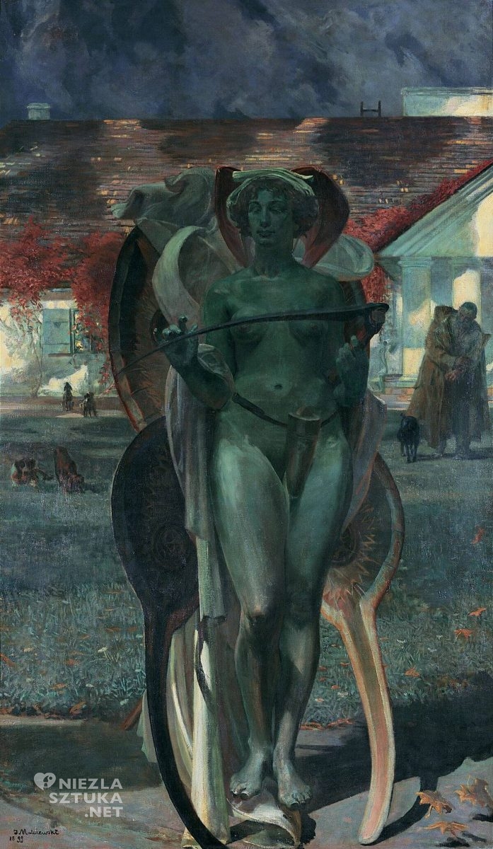 Jacek Malczewski, Thanatos, symbolizm, sztuka polska, malarstwo polska, Niezła sztuka