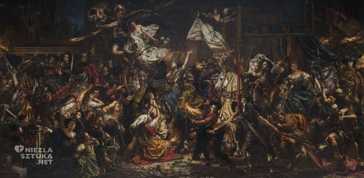 Jan Matejko, Joanna d'Arc, Dziewica Orleańska, sztuka polska, malarstwo polskie, Niezła sztuka