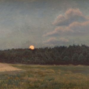 Józef Chełmoński, Wschód księżyca, sztuka polska, malarstwo polskie, Niezła sztuka