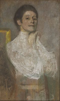Olga Boznańska, Autoportret, Muzeum Narodowe w Warszawie, sztuka polska, malarstwo polskie, Niezła sztuka