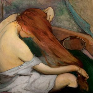 Władysław Ślewiński, Czesząca się, malarstwo polskie, sztuka polska, Niezła Sztuka