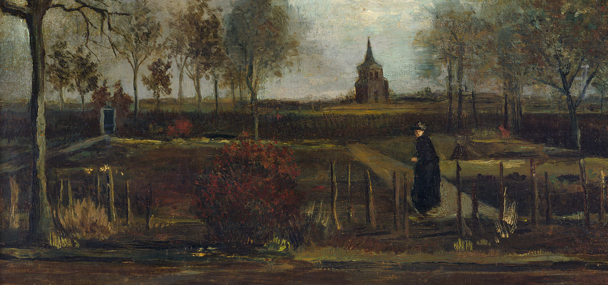Vincent van Gogh, Ogród przy plebanii w Nuenen wiosną, skradziony van gogh, Niezła sztuka