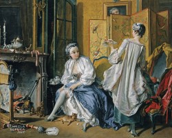 François Boucher, malarstwo francuskie, rokoko, sztuka i moda, Niezła sztuka