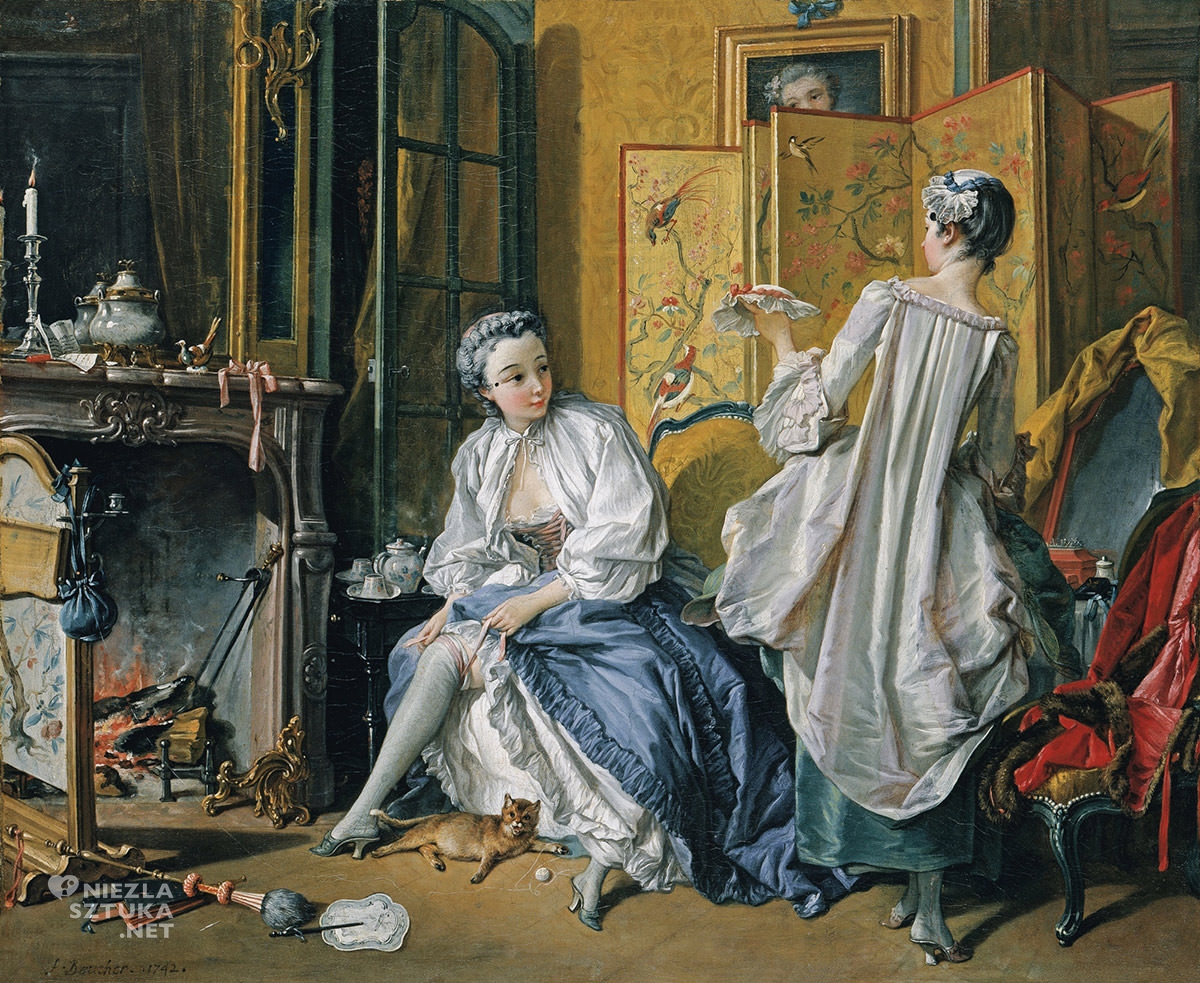 François Boucher, malarstwo francuskie, rokoko, sztuka i moda, Niezła sztuka
