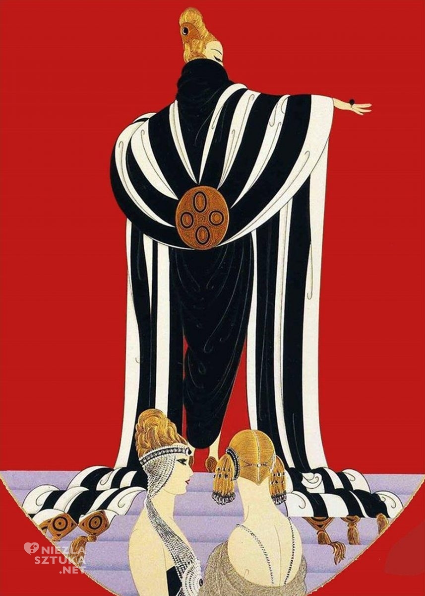 Erté, Monako, Romain de Tirtoff, moda, grafika, ilustracja, Niezła Sztuka