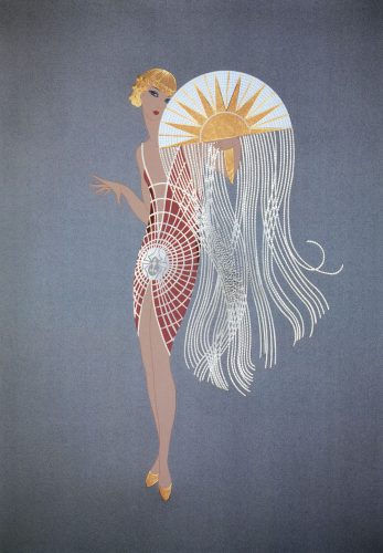 Erté, Podlotek, Romain de Tirtoff, moda, grafika, ilustracja, Niezła Sztuka
