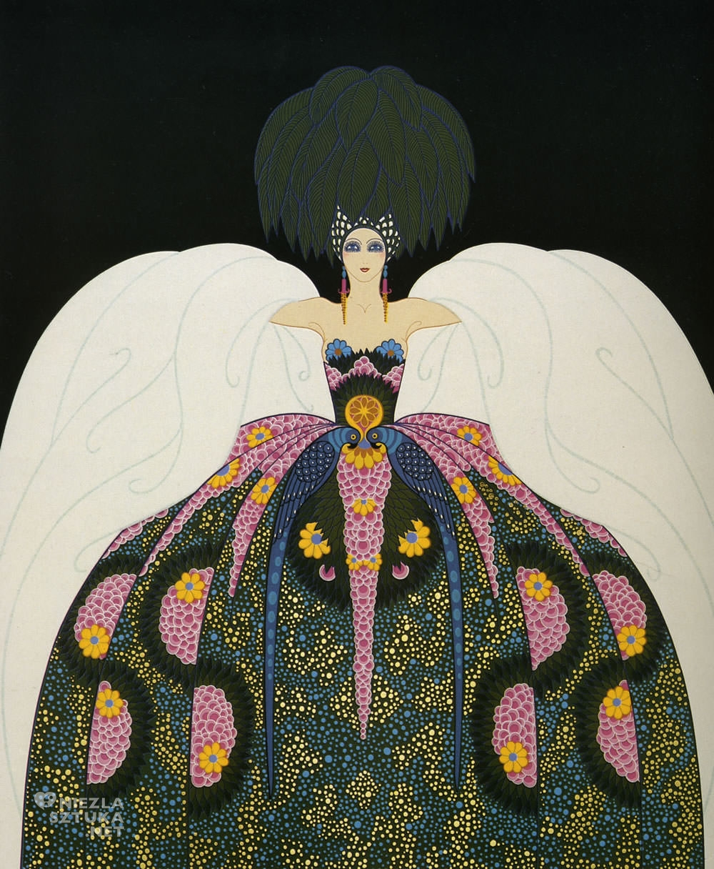 Erté, Copacabana, Romain de Tirtoff, moda, grafika, ilustracja, Niezła Sztuka