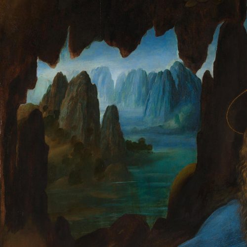 Leonardo da Vinci, National Gallery Londyn, Madonna wśród skał, Madonna w grocie, sztuka włoska, malarstwo włoskie, Niezła sztuka