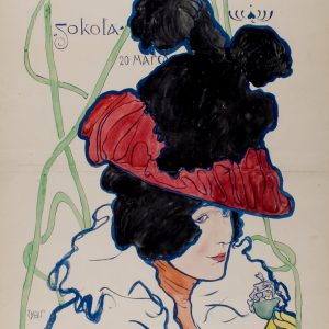 Wojciech Weiss, plakat, sztuka polska, raut, sala Sokoła w Krakowie, Niezła sztuka