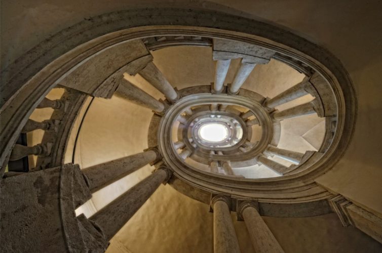 Francesco Borromini, schody, klatka schodowa, Palazzo Barberini, Niezła sztuka
