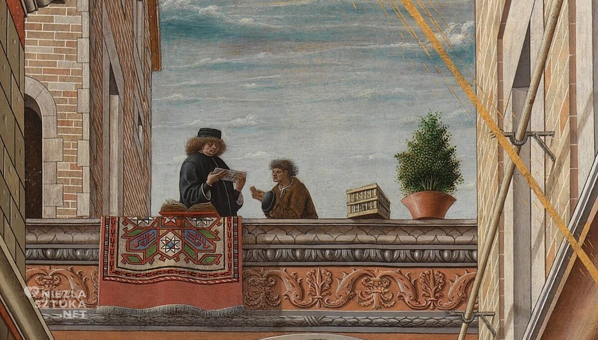 Carlo Crivelli, Zwiastowanie ze św. Emidiuszem, malarstwo włoskie, sztuka włoska, renesans, Niezła Sztuka