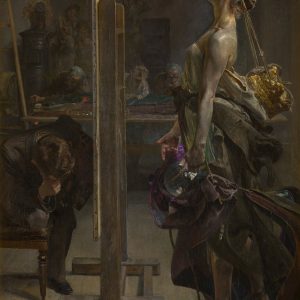 Jacek Malczewski, Natchnienie malarza, symbolizm, sztuka polska, malarstwo polskie, Niezła sztuka