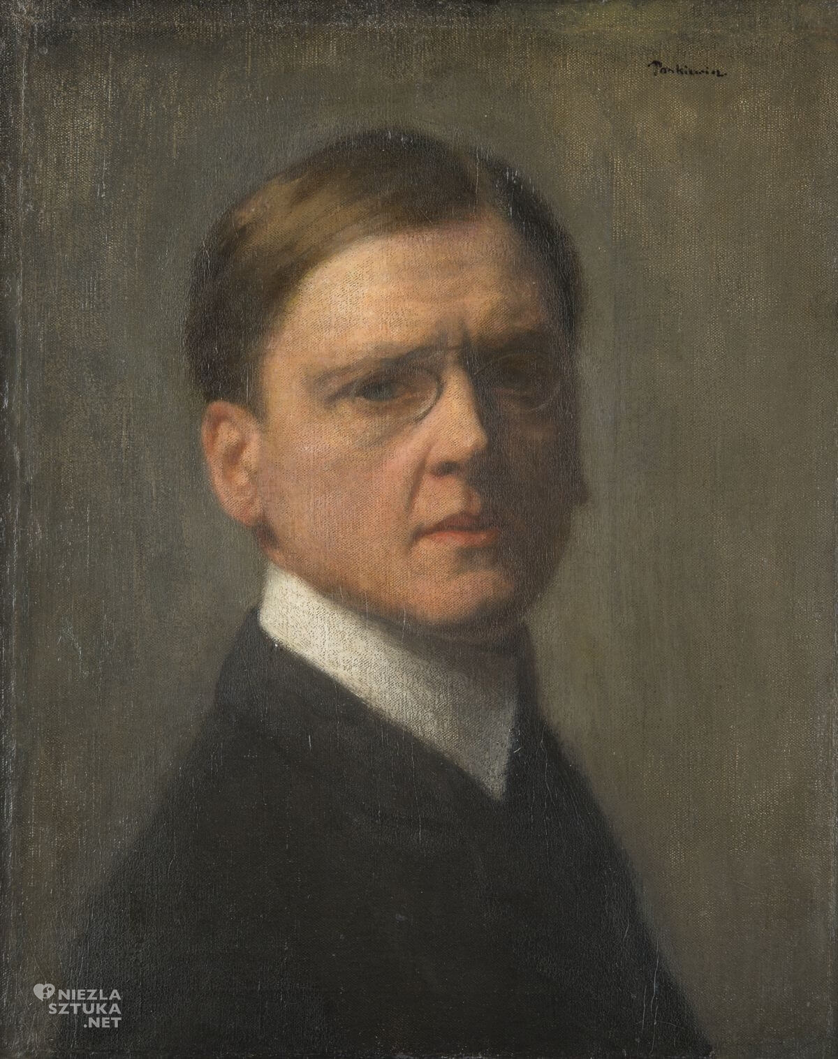 Józef Pankiewicz, Autoportret, malarz polski, sztuka polska, Niezła sztuka