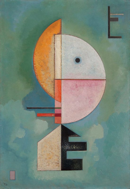 Wassily Kandinsky, Do góry, sztuka rosyjska, abstrakcja, Peggy Guggenheim Collection, Niezła Sztuka