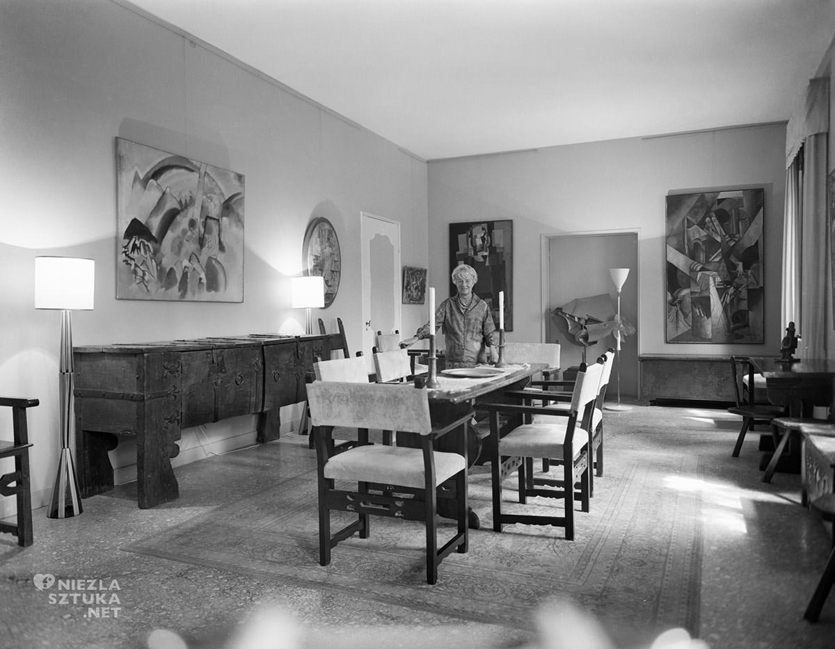 Peggy Guggenheim, Palazzo Venier dei Leoni, Wenecja, sztuka współczesna, kolekcjonerka, kolekcja Guggenheim, Niezła Sztuka