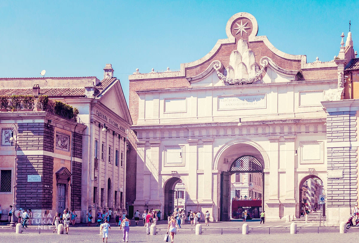 Gian Lorenzo Bernini, Porta del Popolo, sztuka włoska, rzeźba, Rzym, przewodnik po Rzymie, sztuka w Rzymie, Niezła sztuka