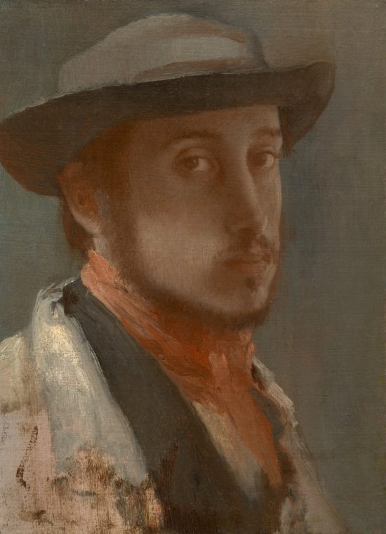 Edgar Degas, Autoportret w kapeluszu, Niezła sztuka
