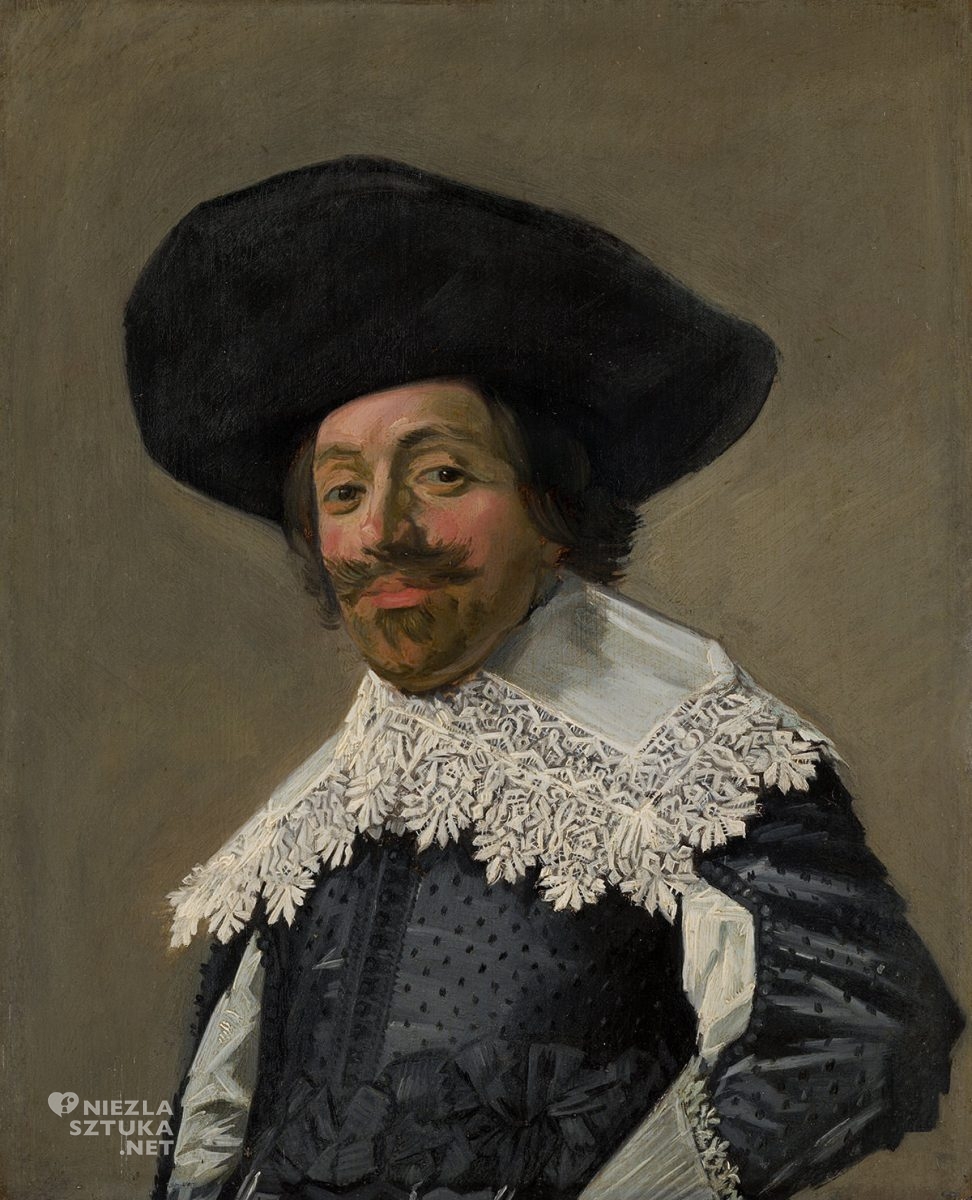 Frans Hals, Portret mężczyzny, Mauritshuis, Haga, Niezła sztuka