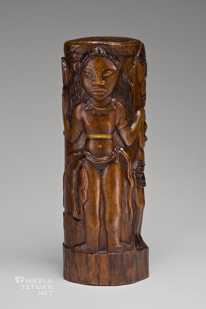 Paul Gauguin, rzeźba, drewno, idole, Niezła Sztuka