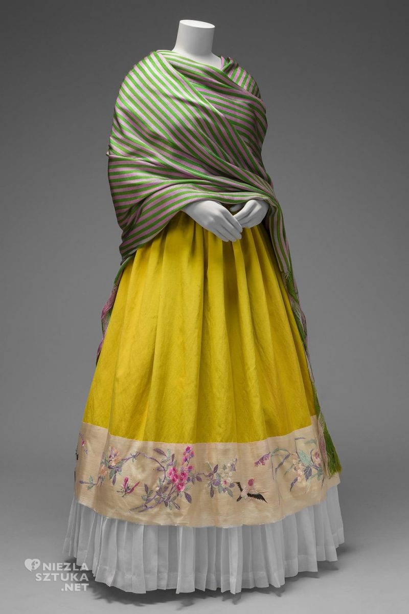 Frida Kahlo, strój, sukienka, tradycyjne stroje, moda, folklor, Meksyk, Niezła Sztuka